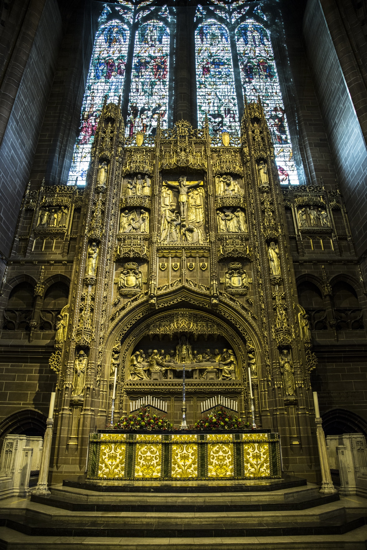 liverpool interior cathedral free photo