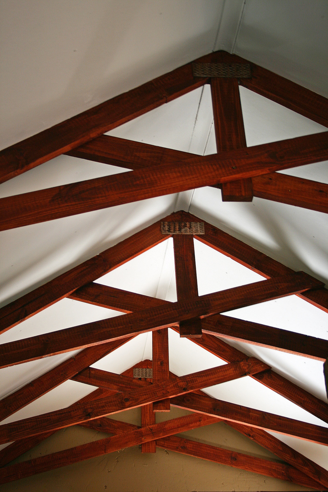 roof trusses wood free photo