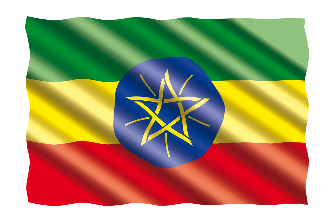international flag ethiopia free photo