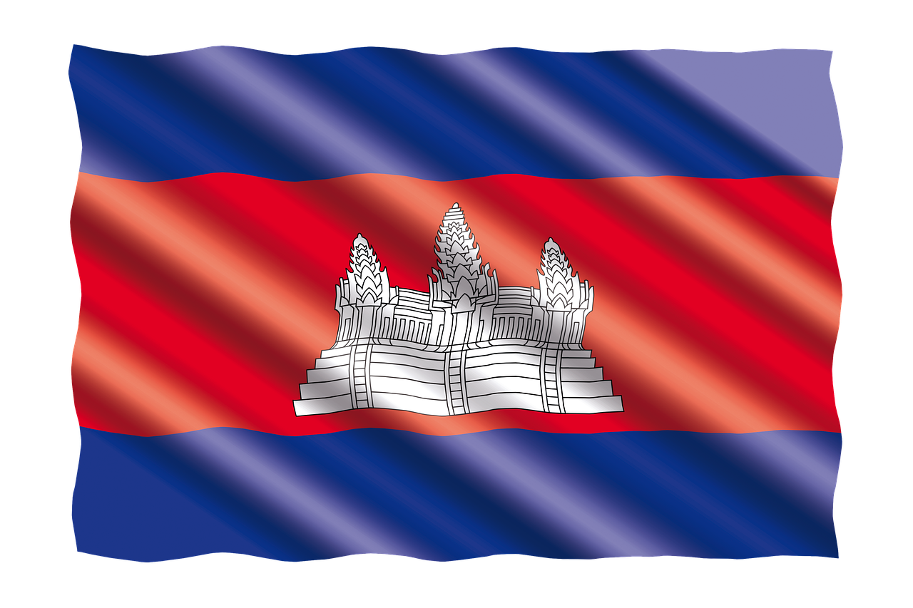 international flag cambodia free photo