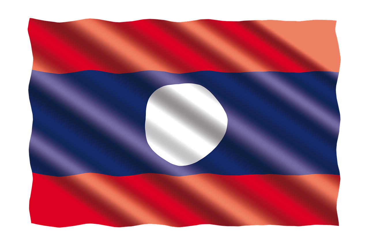 international flag laos free photo
