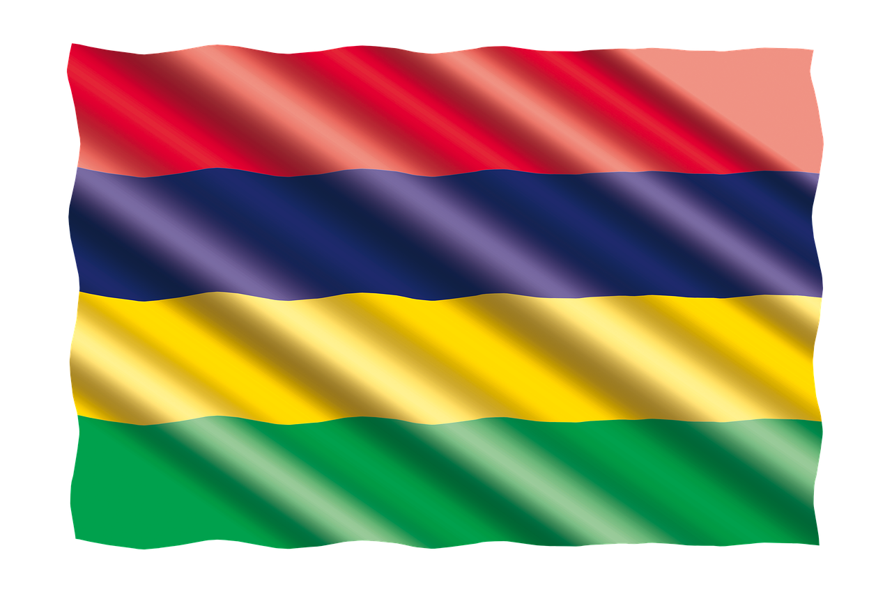 international flag mauritius free photo