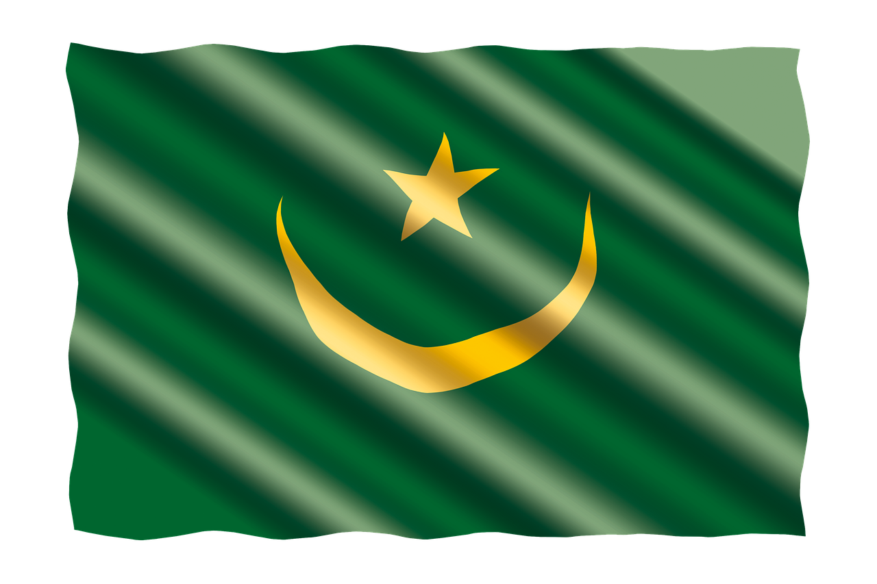 international flag mauritania free photo
