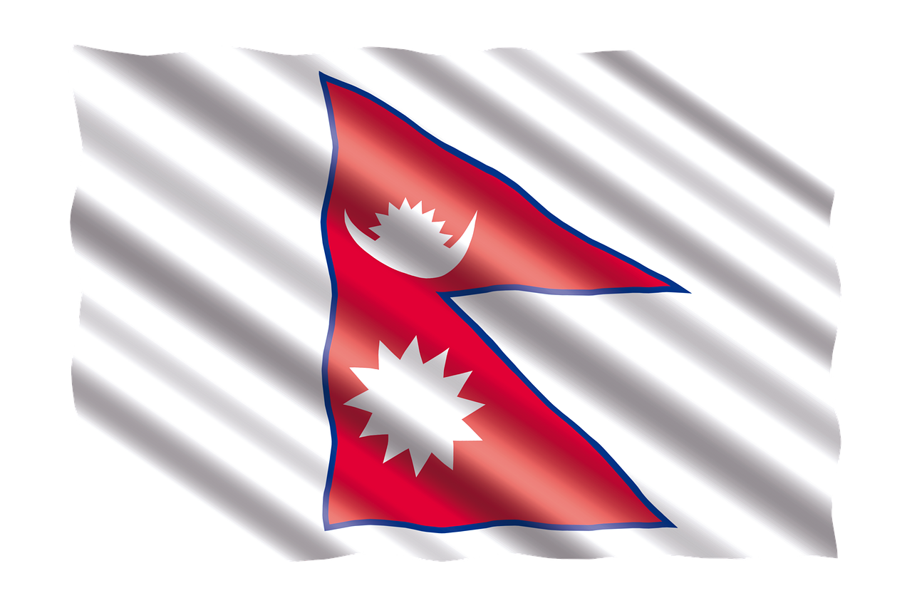 international flag nepal free photo