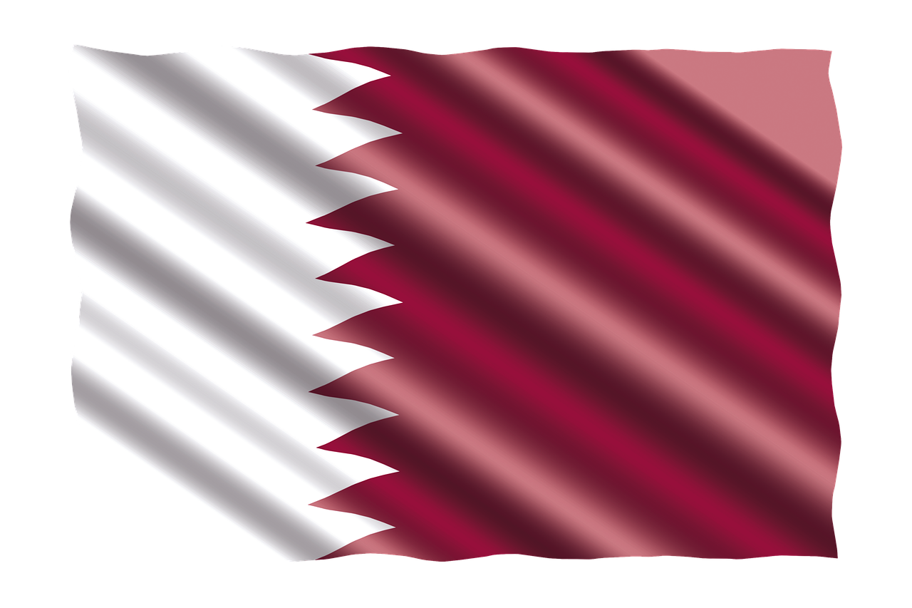 international flag qatar free photo