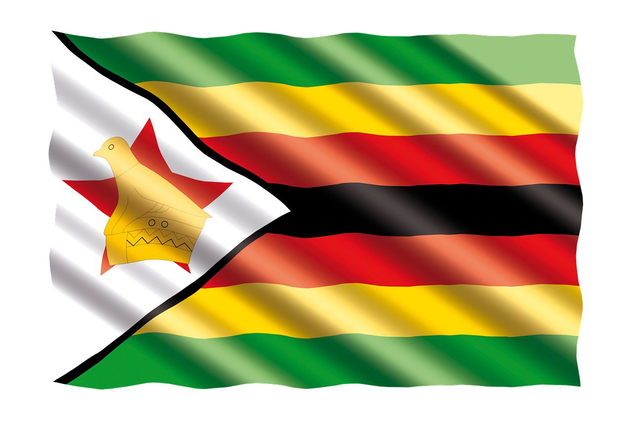 international flag zimbabwe free photo