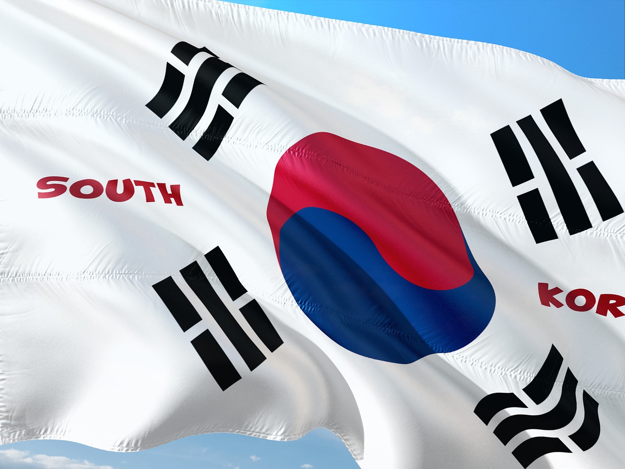 international flag south korea free photo