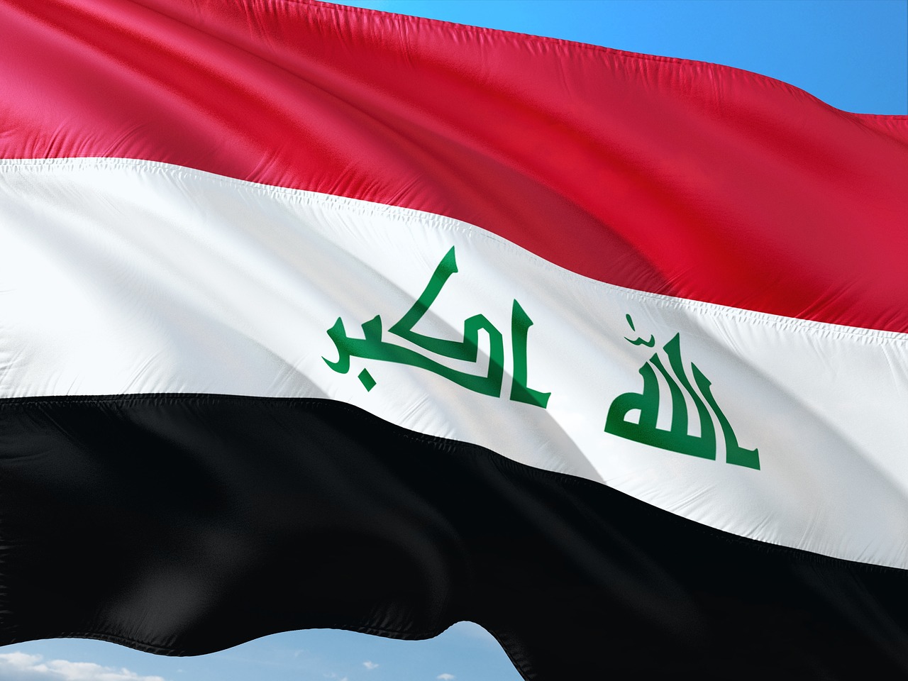 international flag iraq free photo