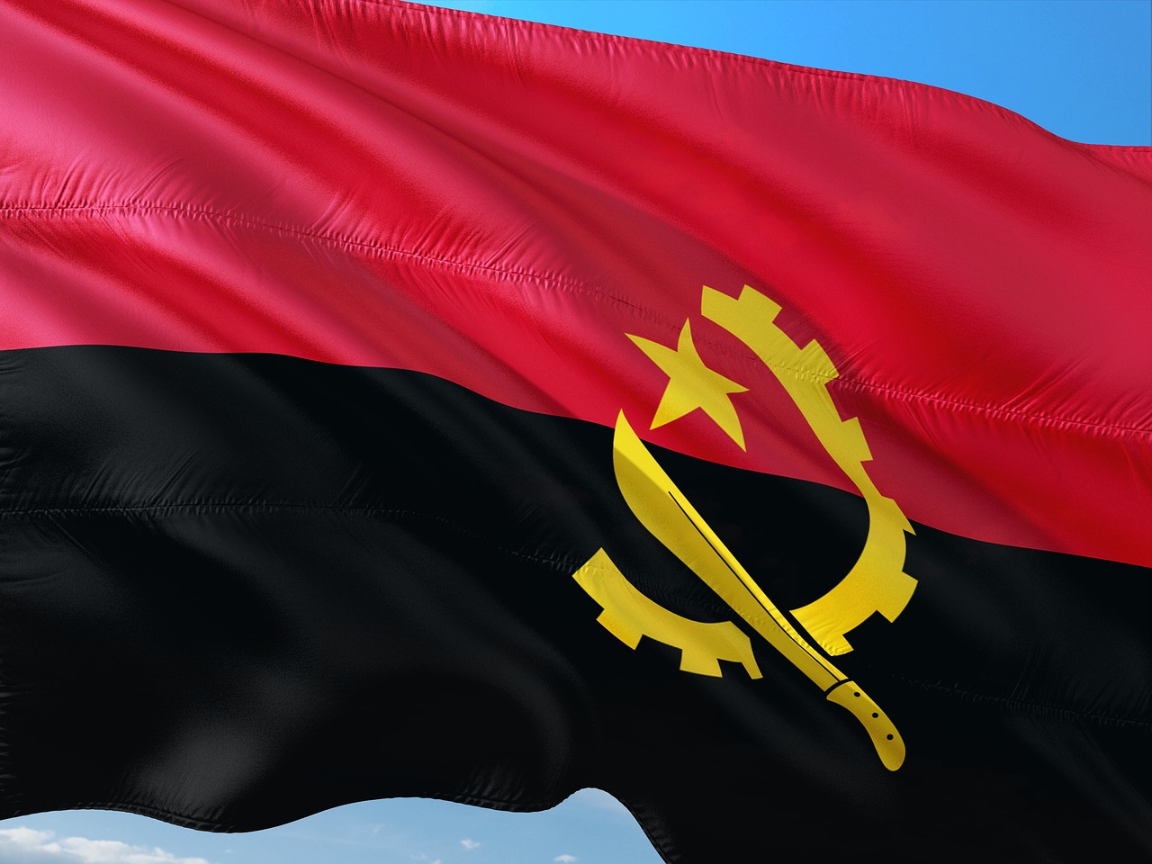 international flag angola free photo