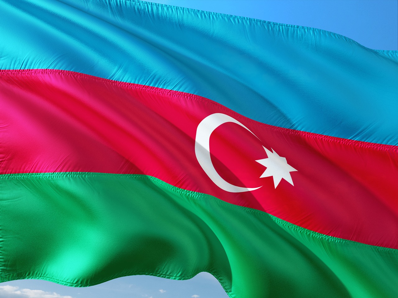 international flag azerbaijan free photo