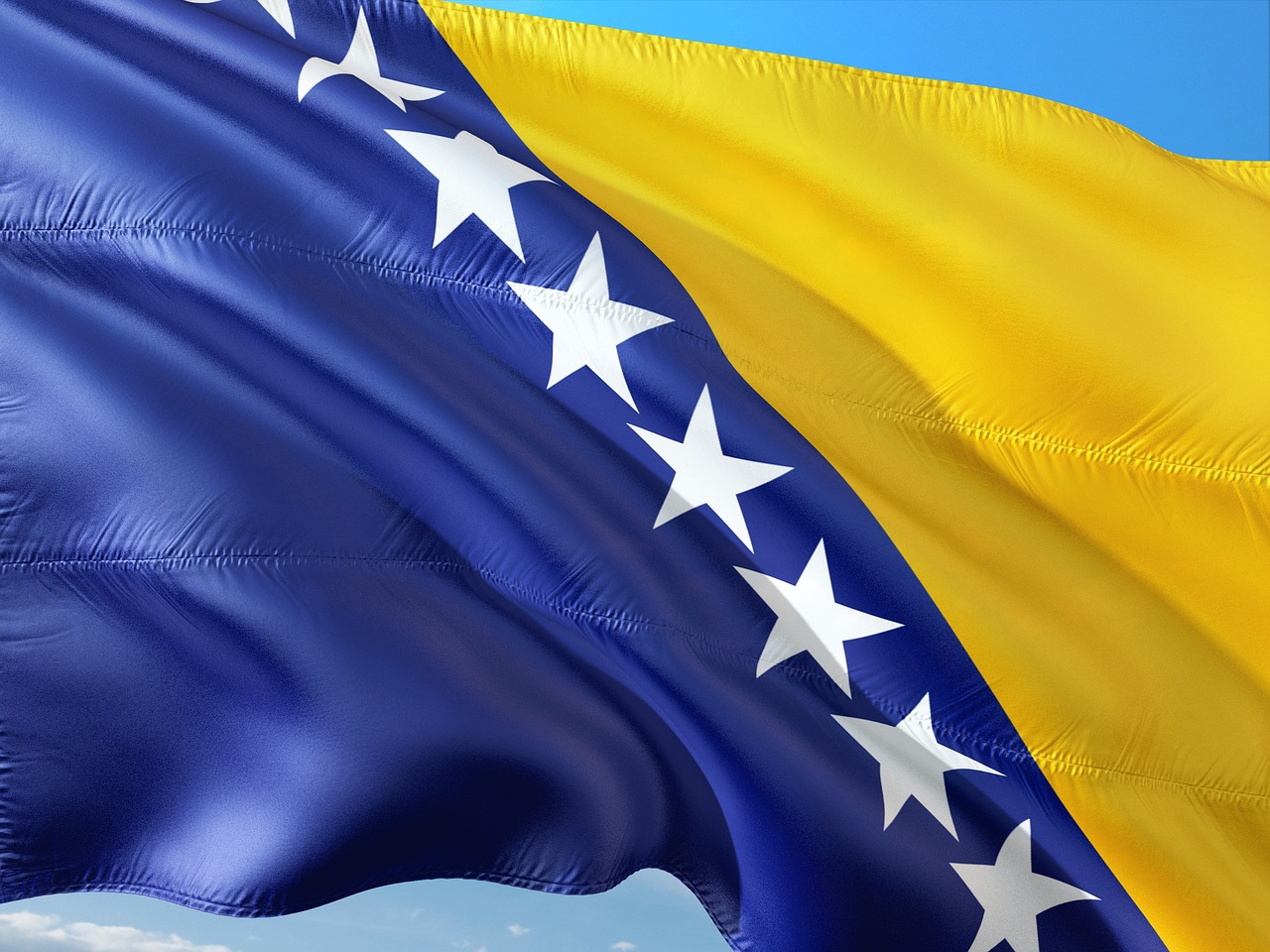 international flag bosnia-and-herzegovina free photo