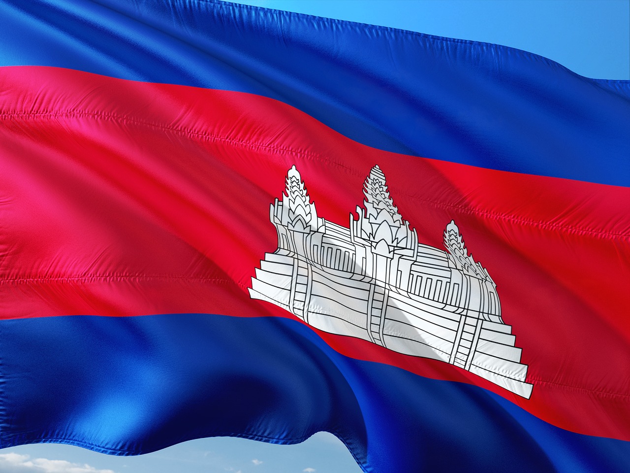 international flag cambodia free photo