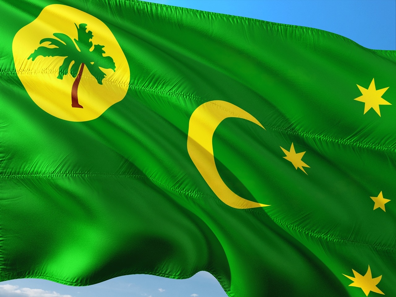 international flag cocos islands free photo