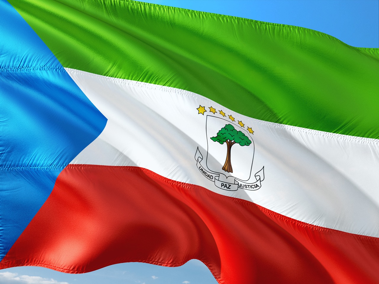 international flag equatorial guinea free photo
