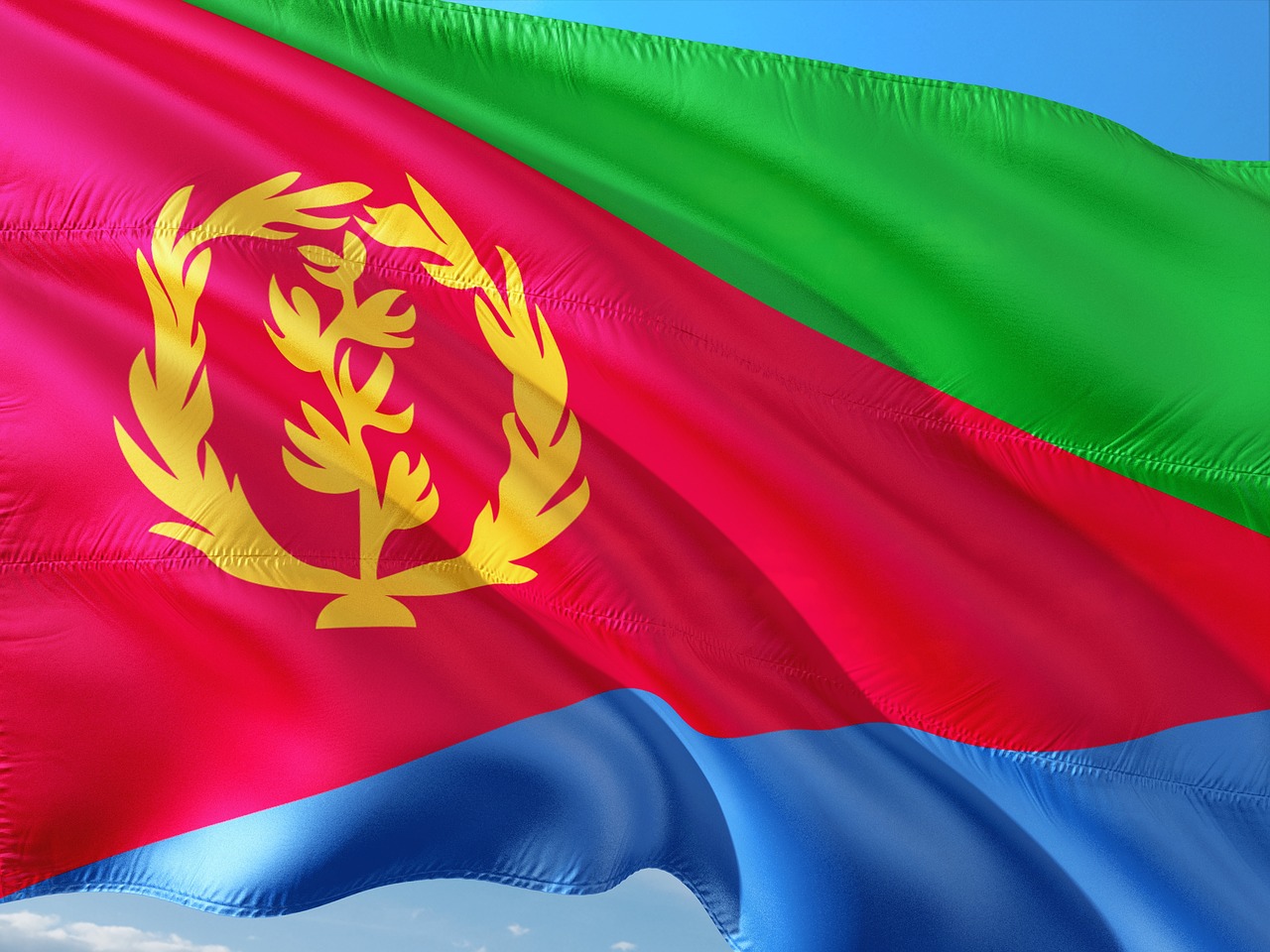 international flag eritrea free photo