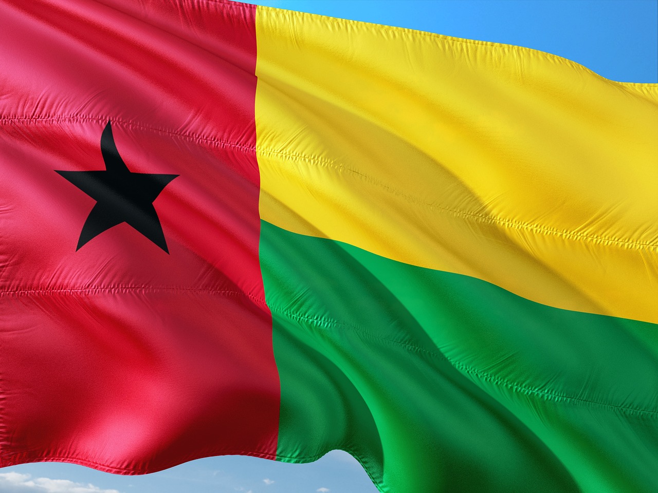 international flag guinea-bissau free photo