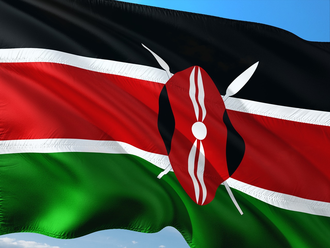 international flag kenya free photo