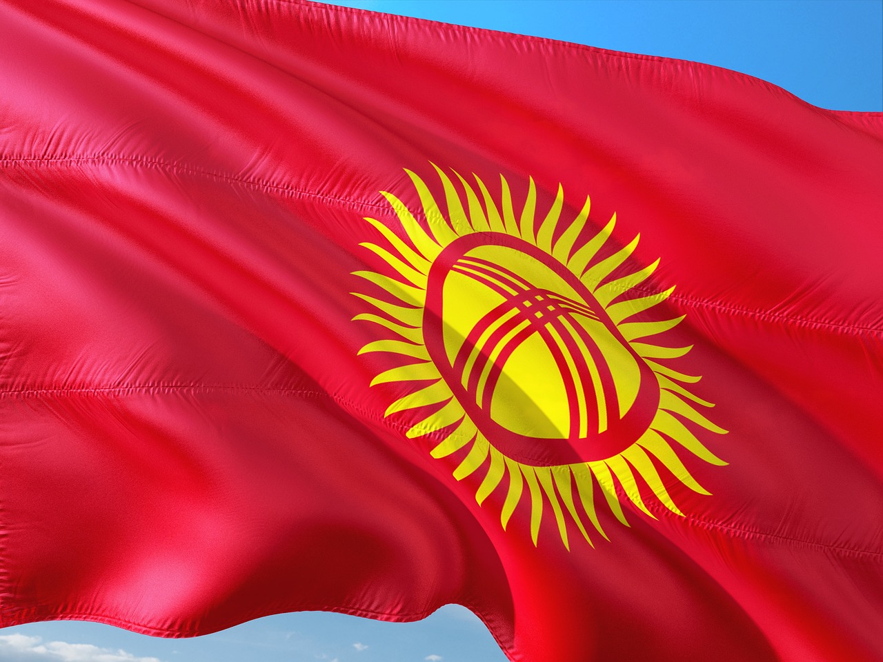international flag kyrgyzstan free photo