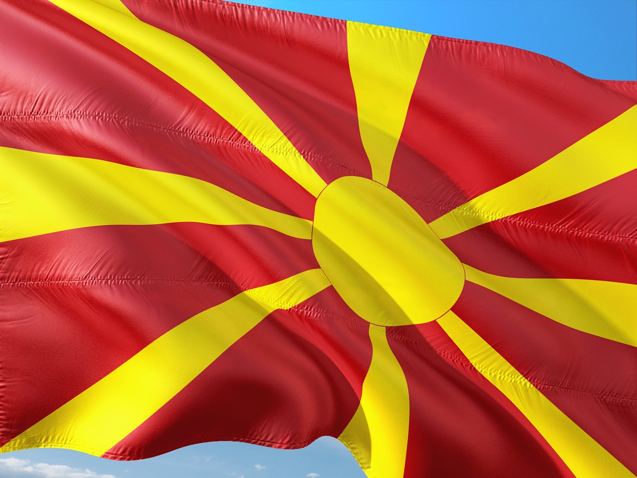 international flag macedonia free photo