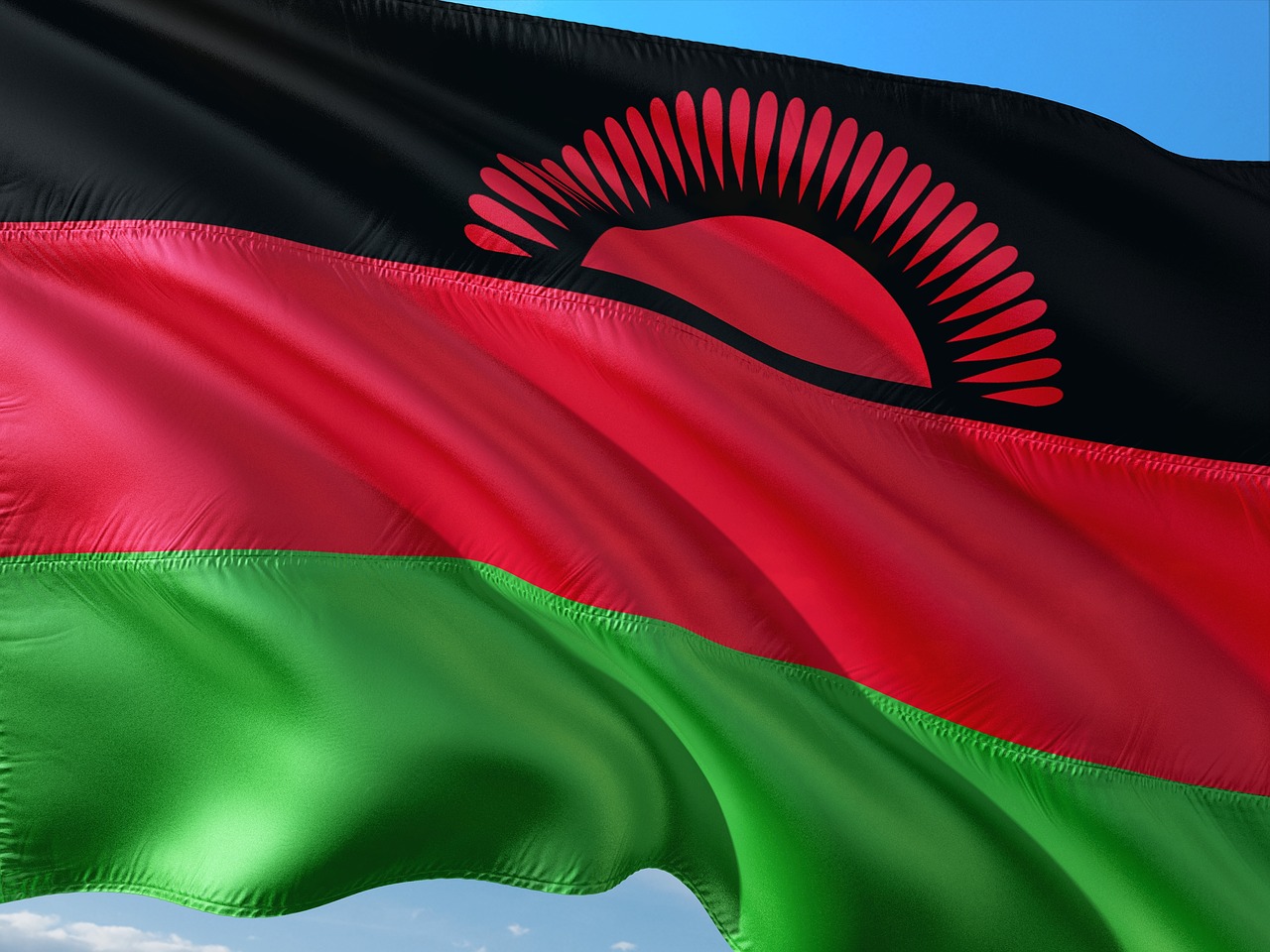 international flag malawi free photo