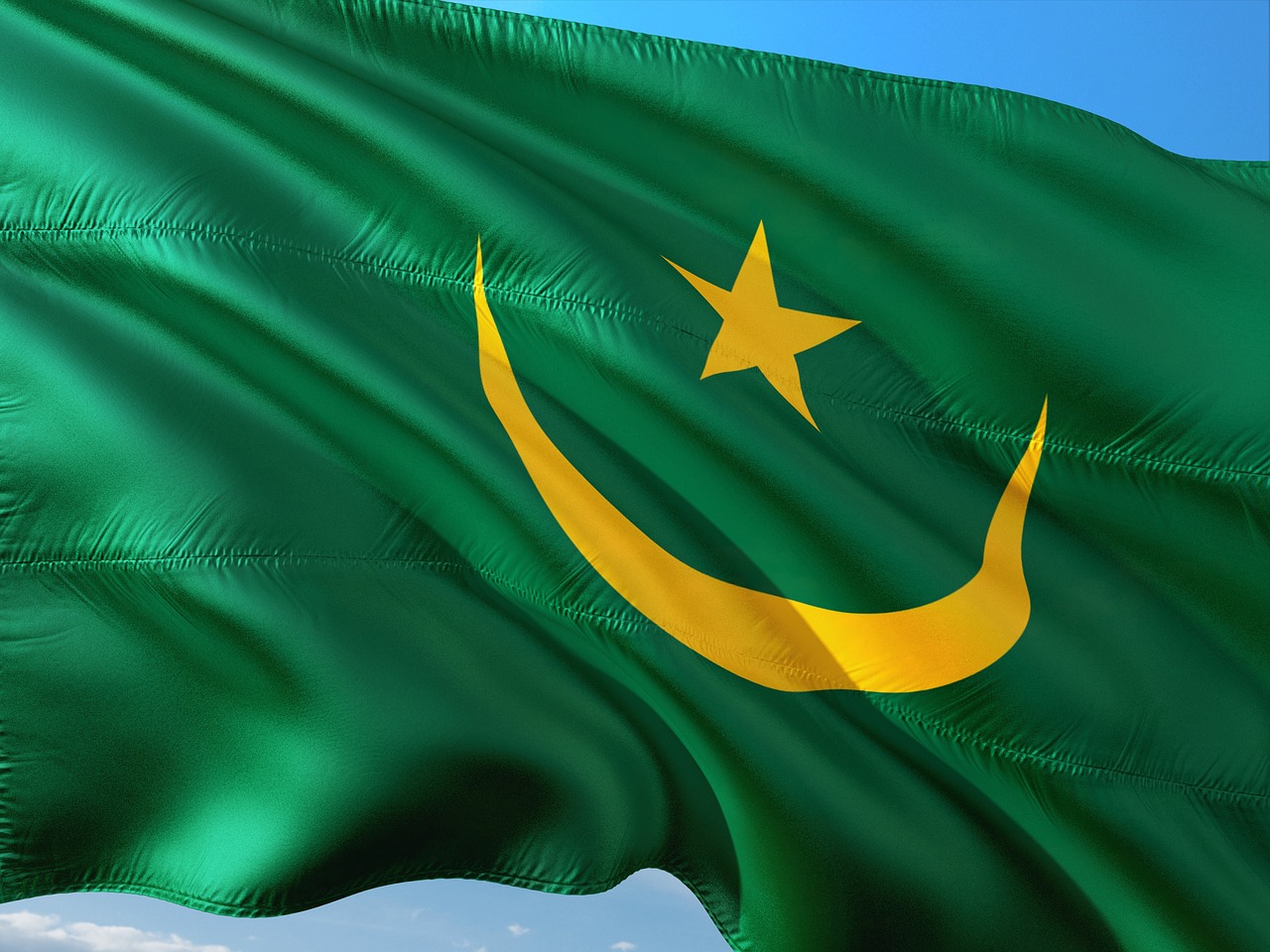 international flag mauritania free photo