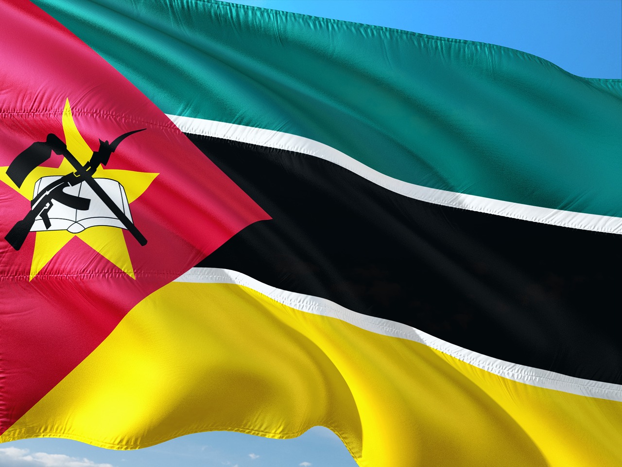 international flag mozambique free photo