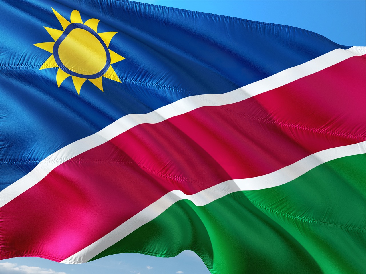 international flag namibia free photo