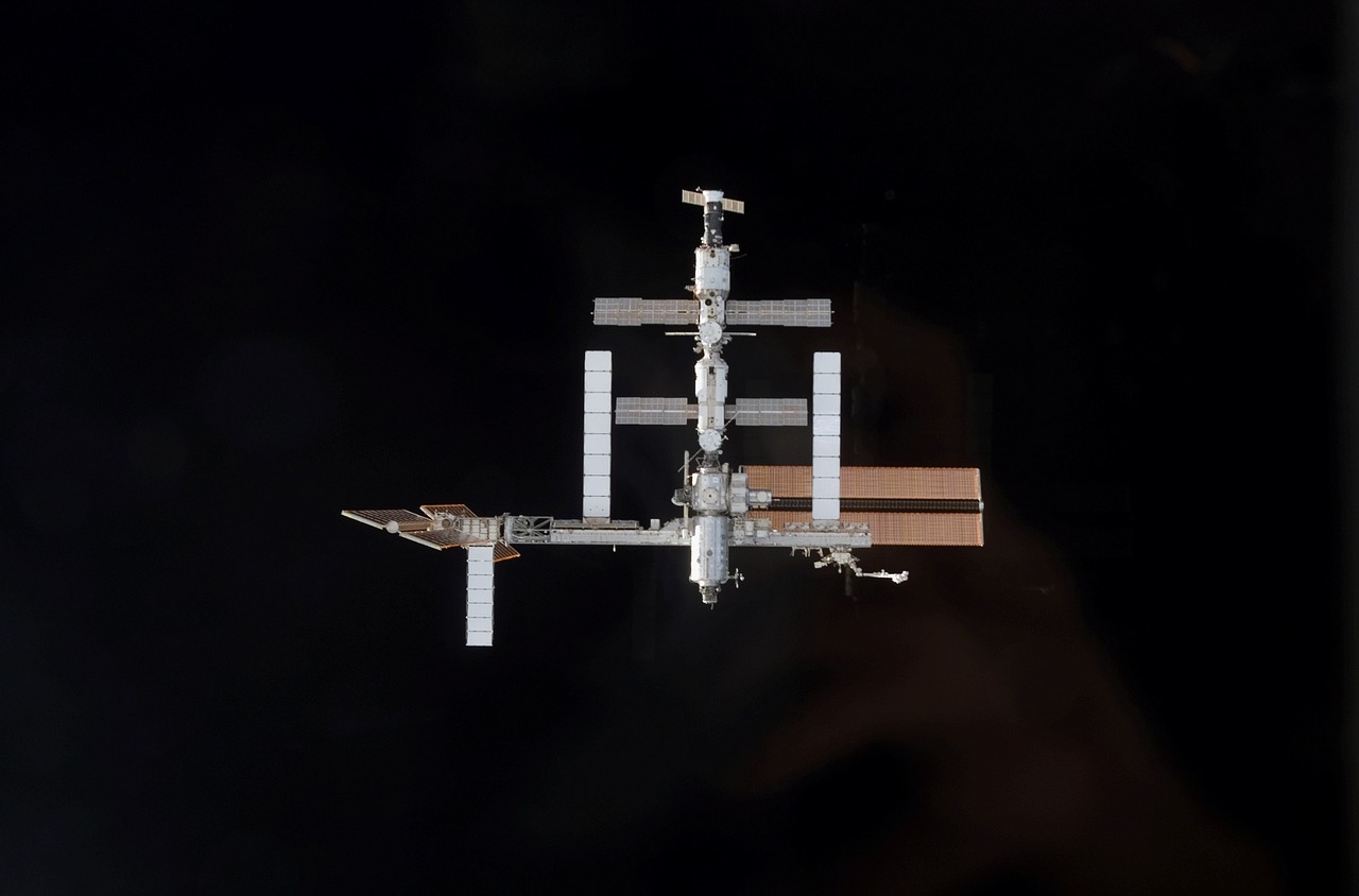 international space station iss astronauts free photo