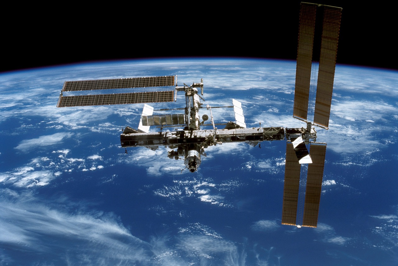 international space station iss space station free photo