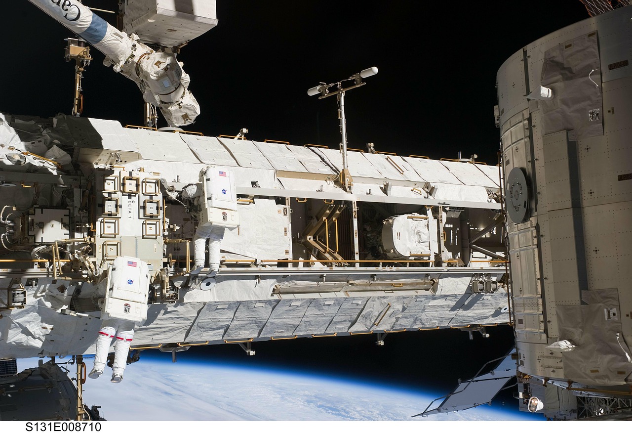 international space station iss astronaut free photo