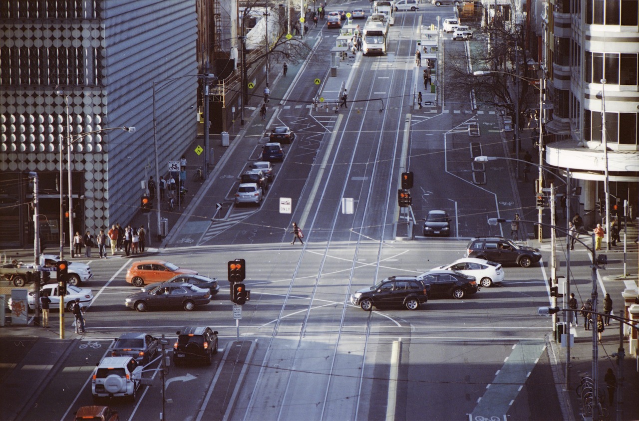 intersection melbourne cbd free photo