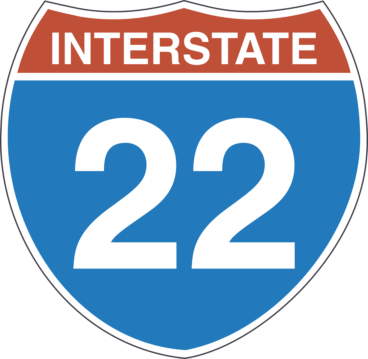 interstate 22 sign free photo
