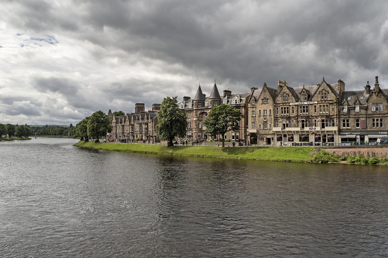 inverness homes row of houses free photo