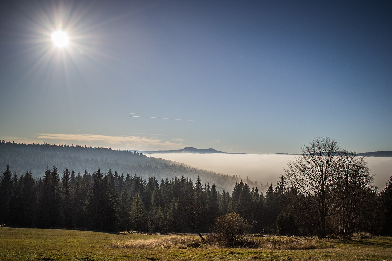 inversion šumava landscape free photo