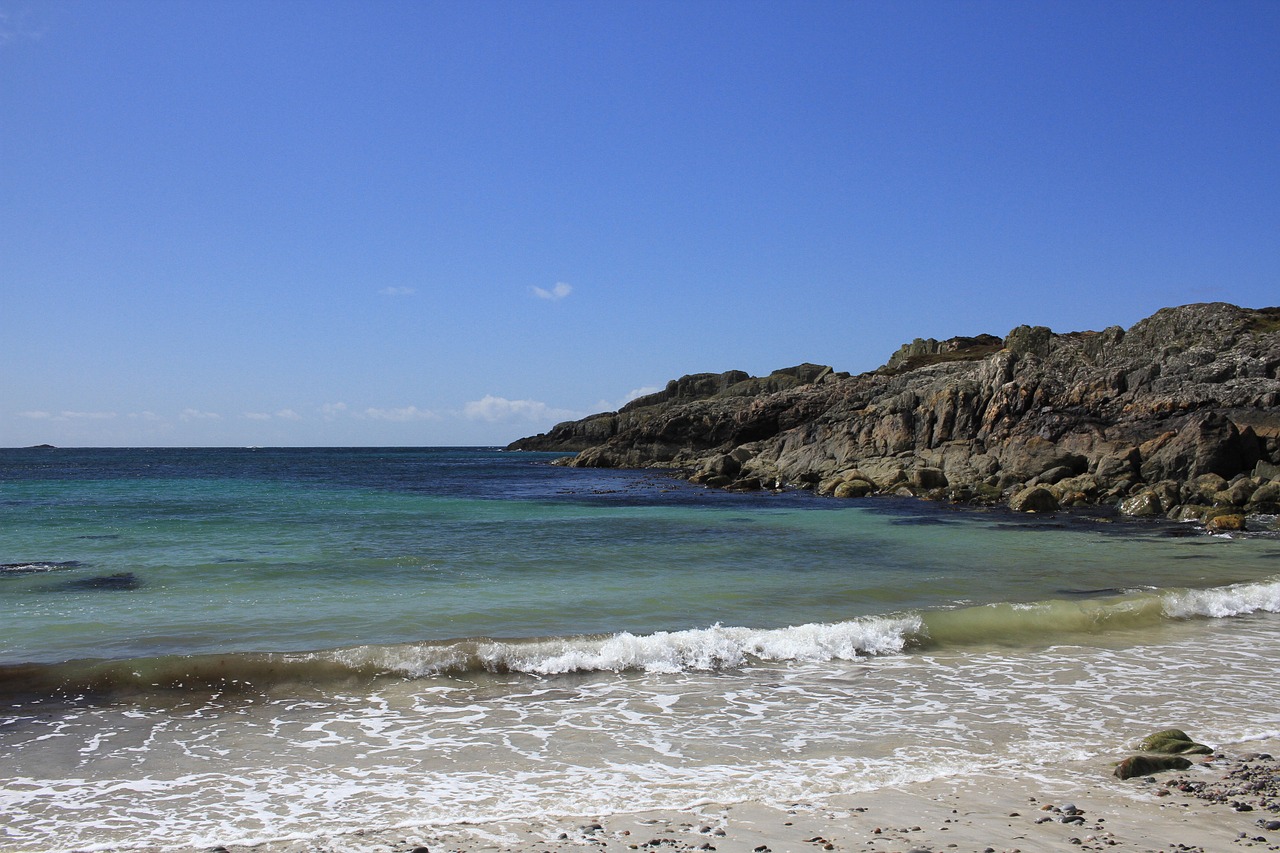 iona columba's bay scotland free photo