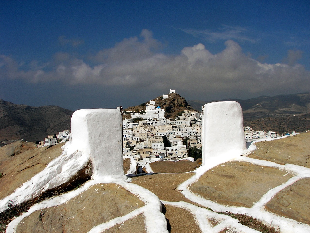 ios cyclades aegean sea free photo