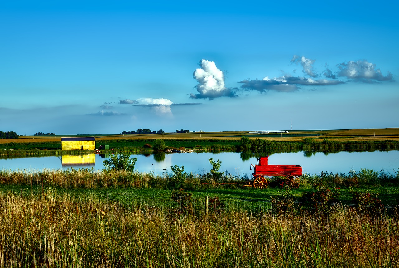 iowa landscape sky free photo