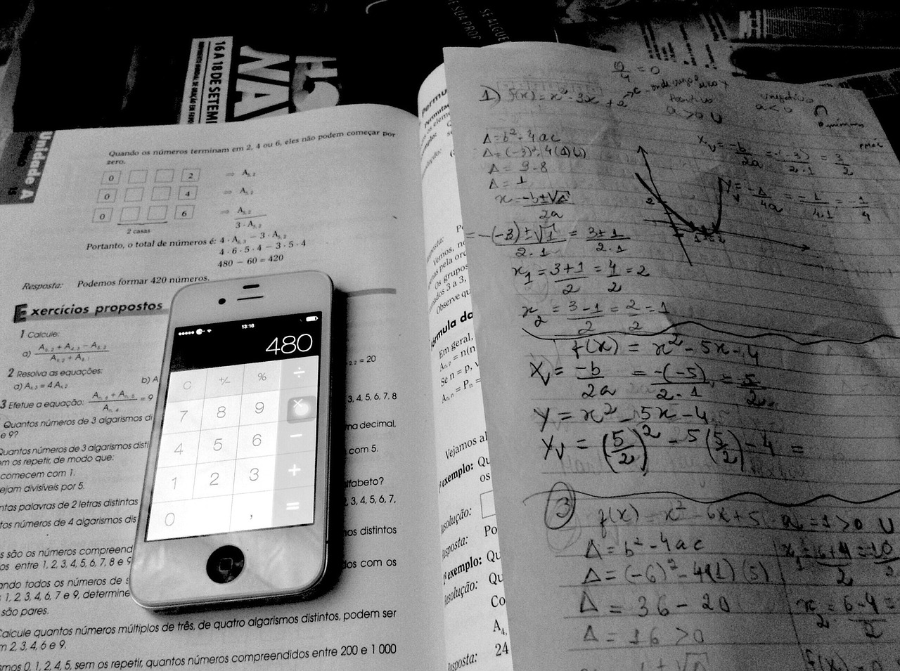 iphone mathematics study free photo