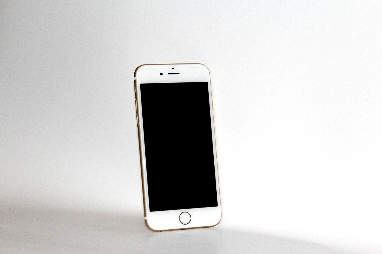 iphone 6s white mobile phone free photo