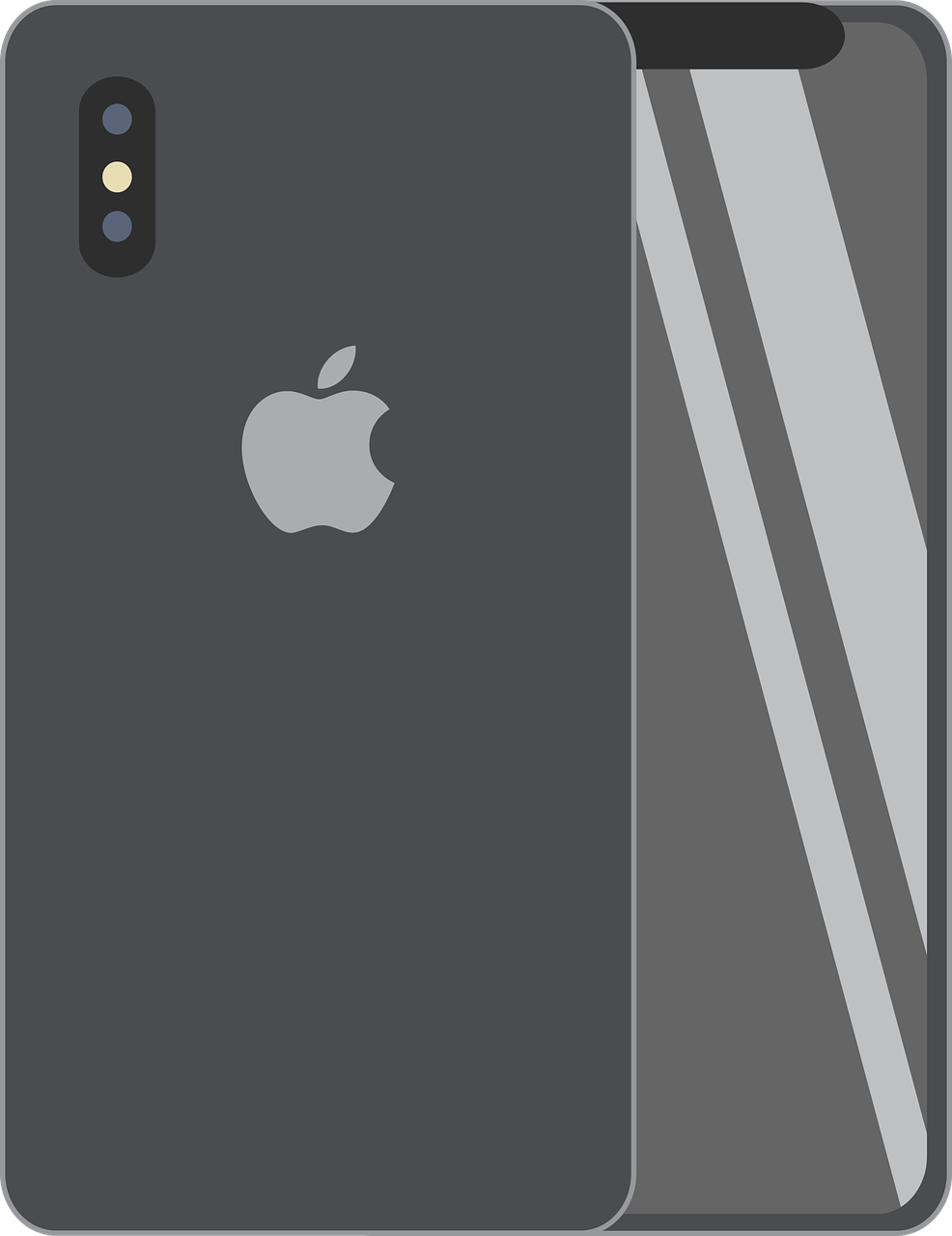 iphone x  vector image  iphone free photo