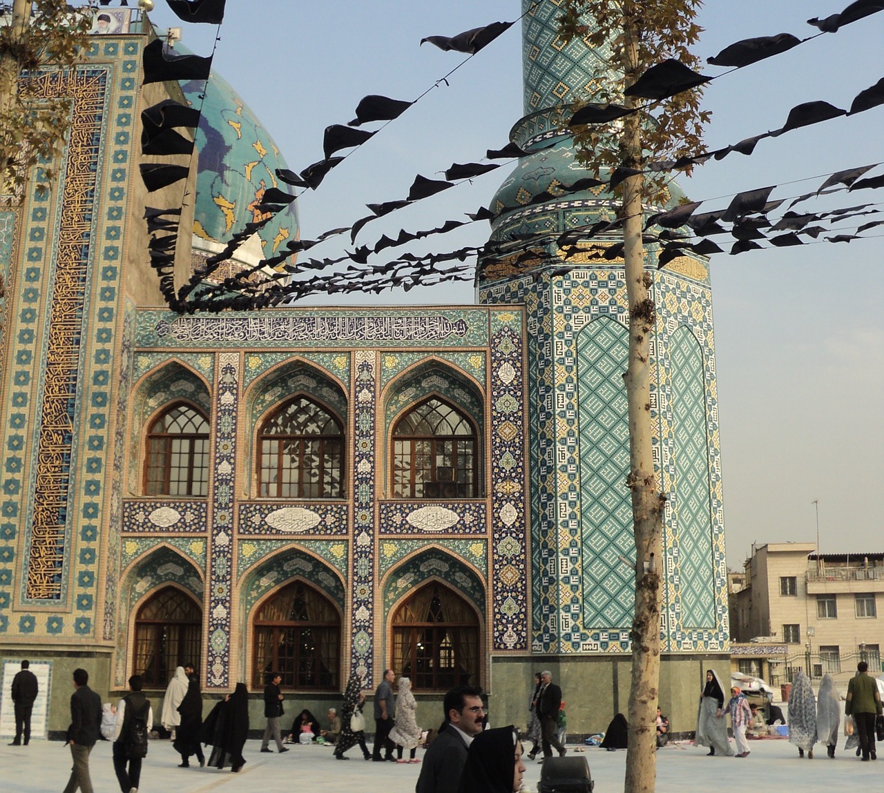 iran mosque tehran free photo