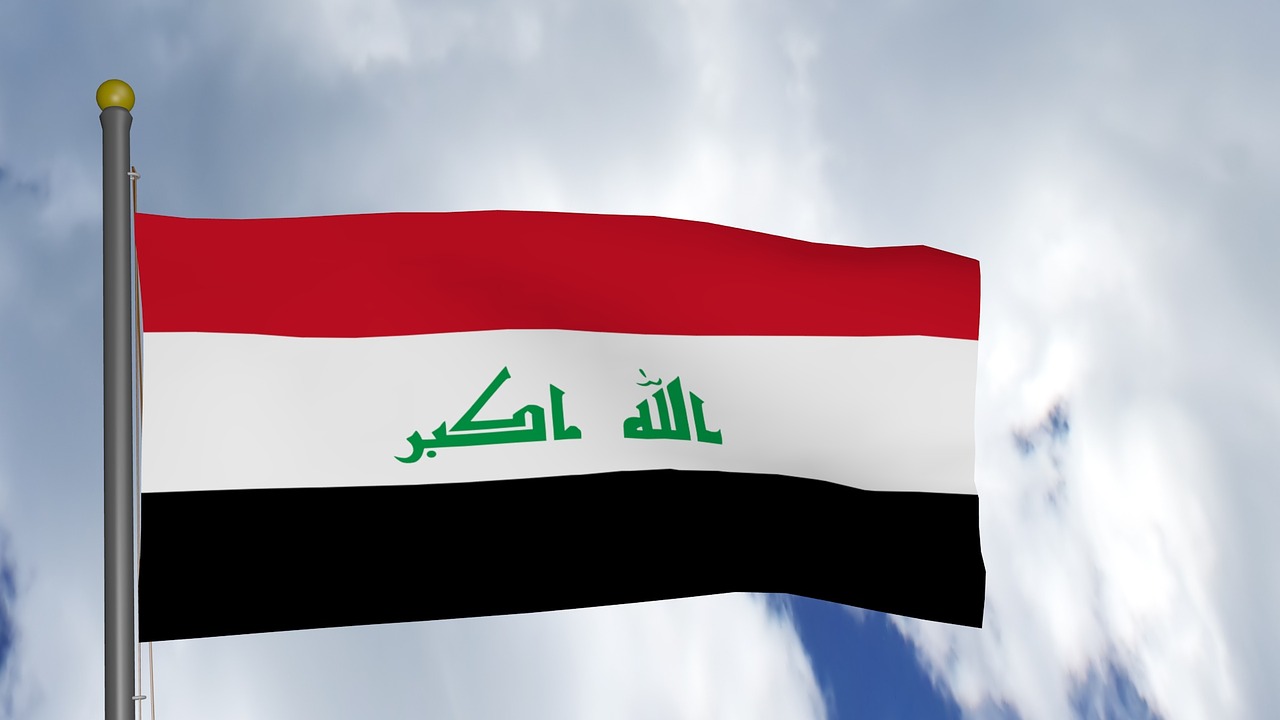 iraq iraqi iraq flag free photo