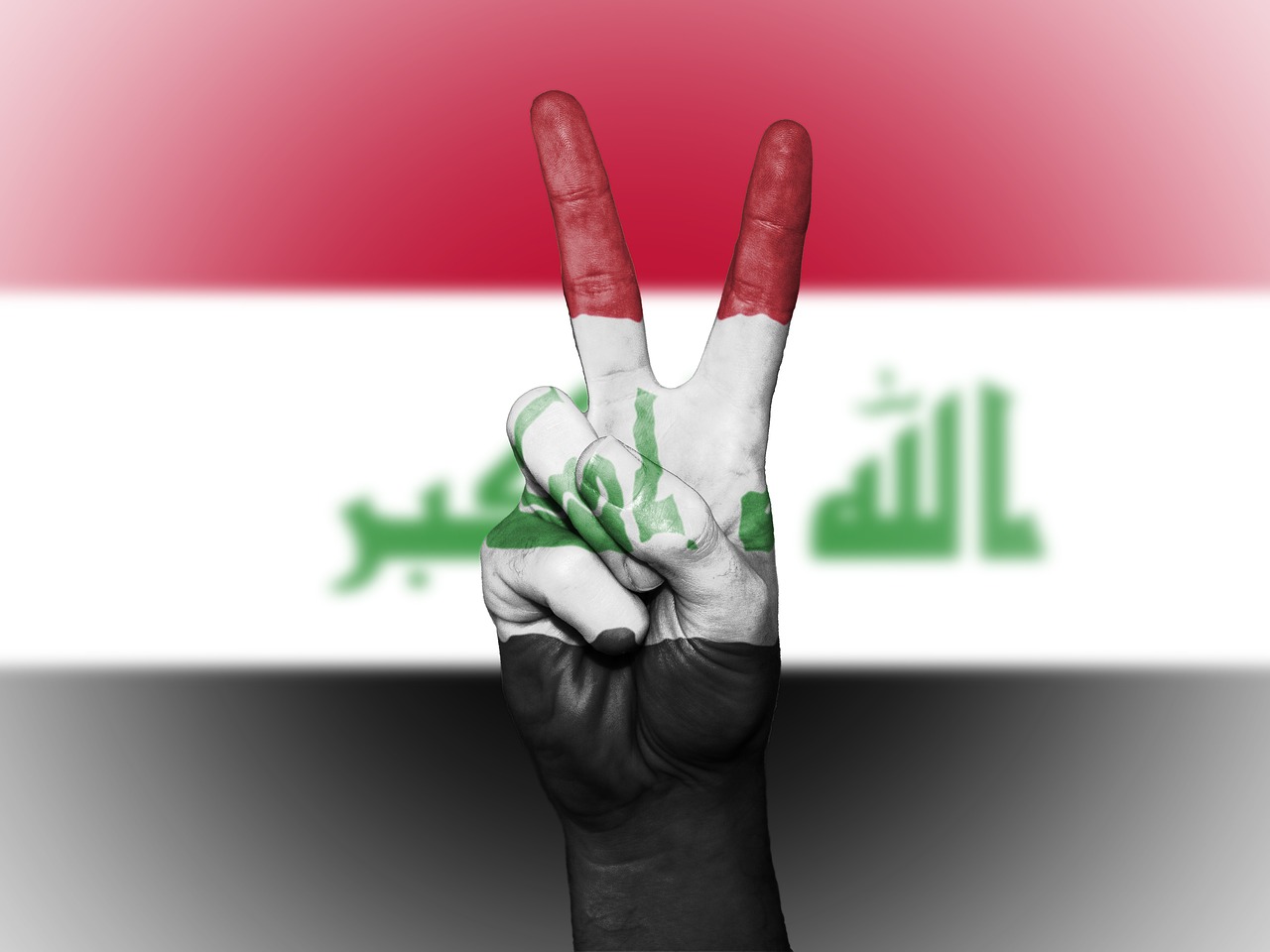 iraq peace hand free photo