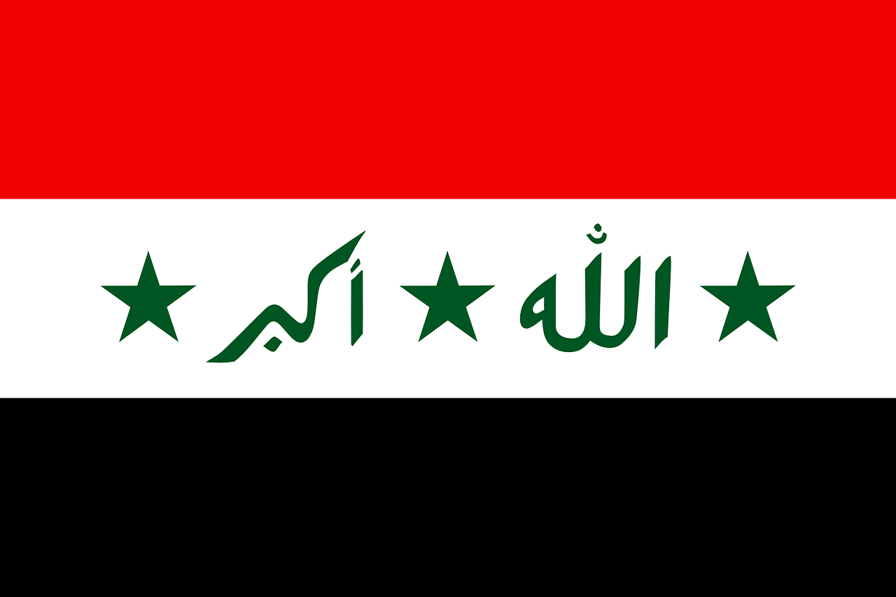 iraq flag nation free photo