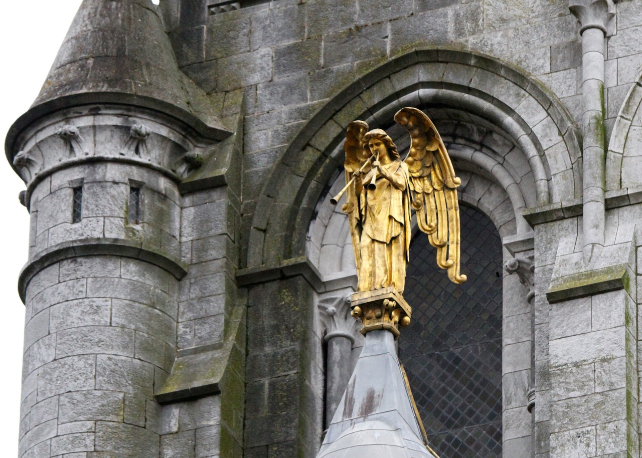 ireland church angel free photo