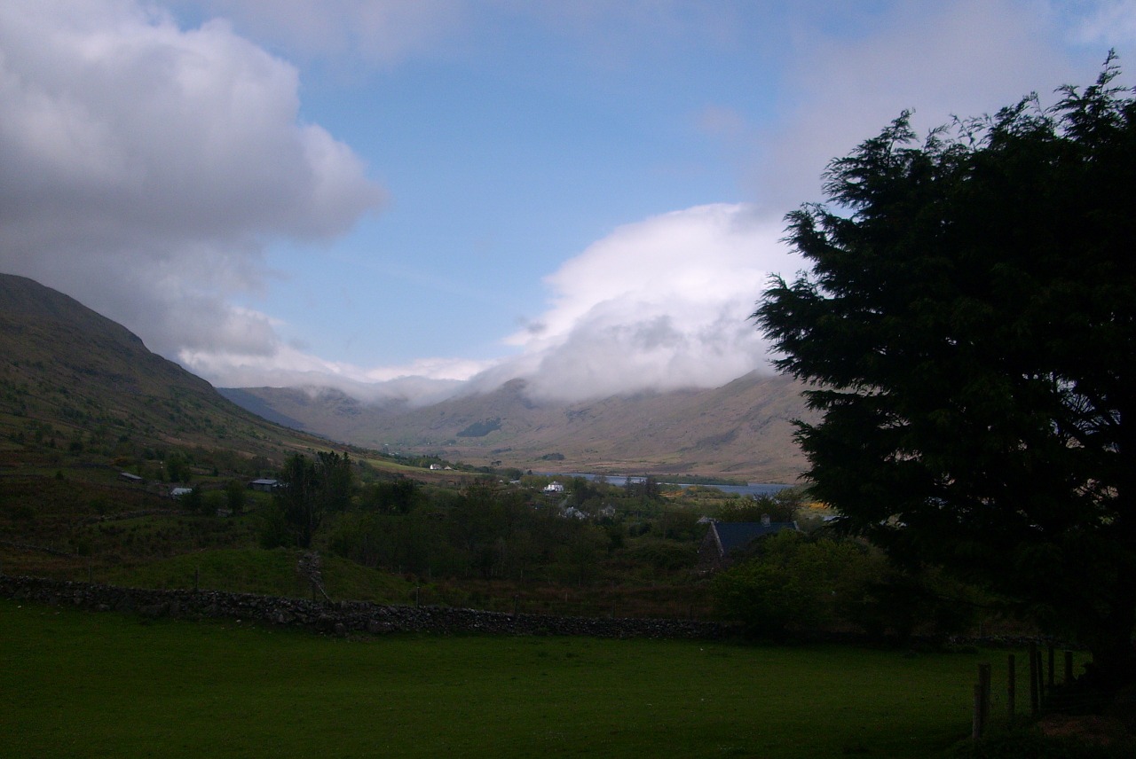 ireland sky meadow free photo