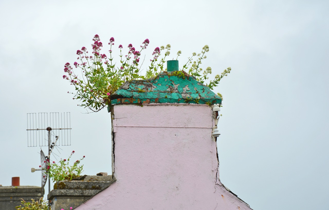 ireland chimney fireplace free photo