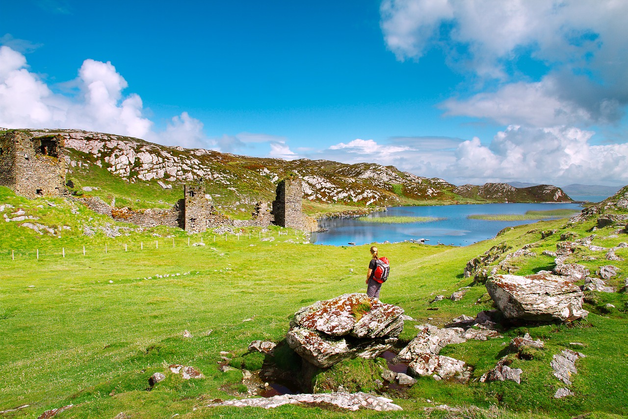 ireland hike holiday free photo