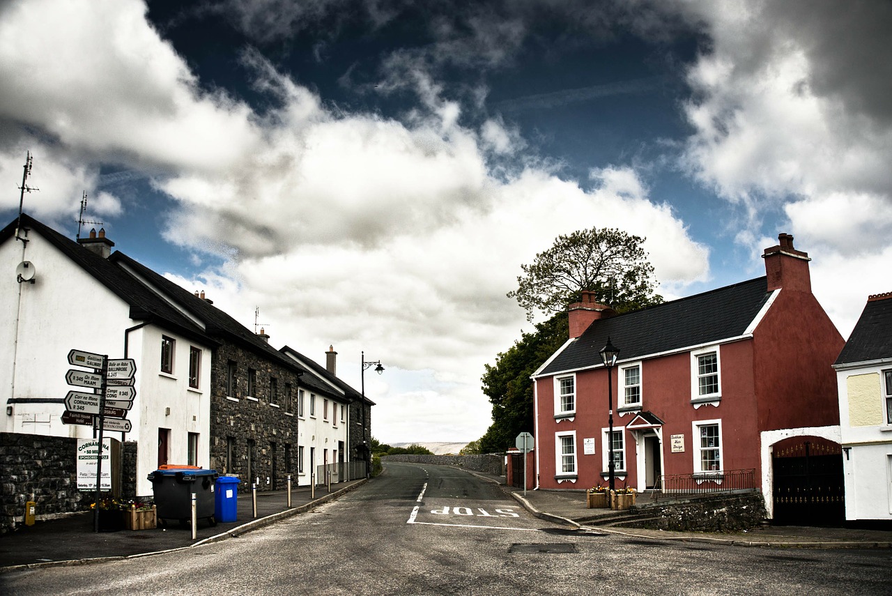 ireland clonbour clouds free photo