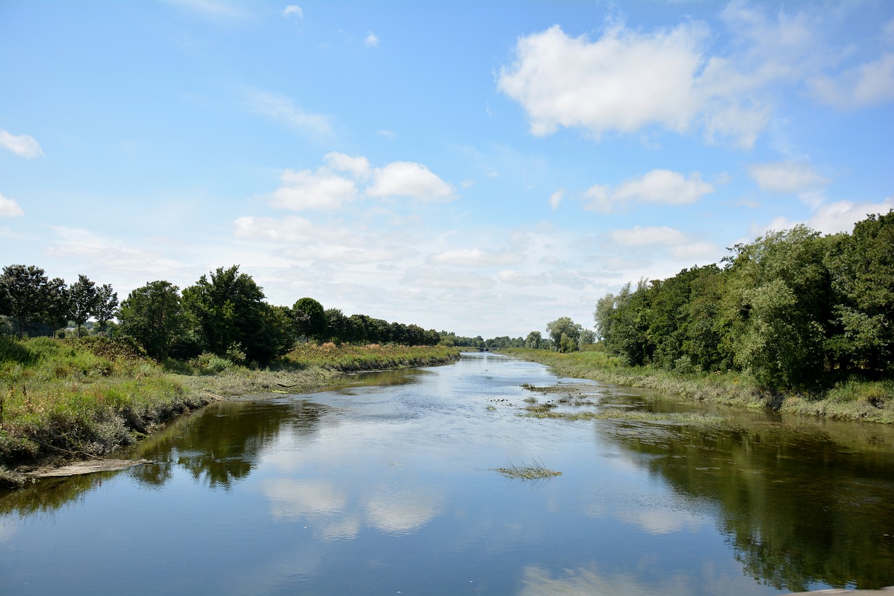 ireland waterway scene free photo